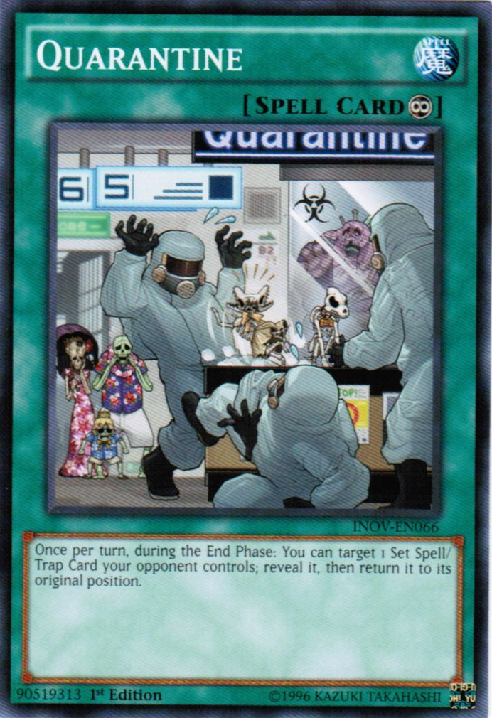 Quarantine [INOV-EN066] Common | Jomio and Rueliete's Cards and Comics