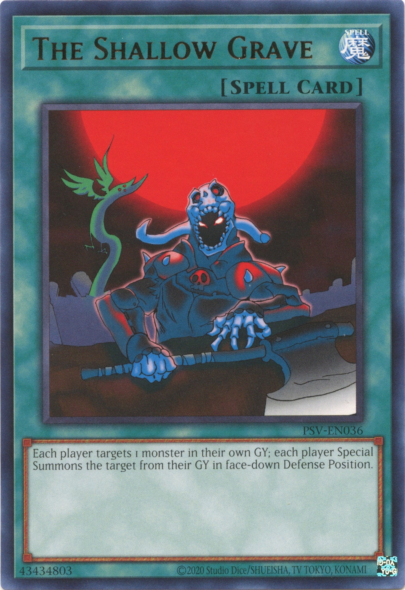The Shallow Grave (25th Anniversary) [PSV-EN036] Rare | Jomio and Rueliete's Cards and Comics
