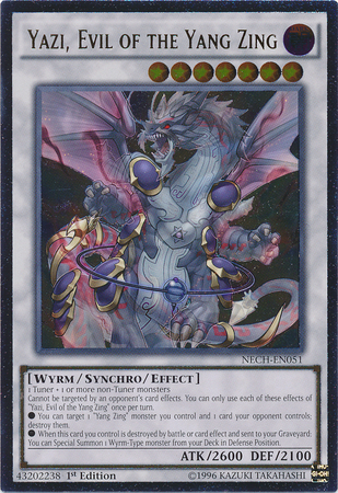 Yazi, Evil of the Yang Zing [NECH-EN051] Ultimate Rare | Jomio and Rueliete's Cards and Comics