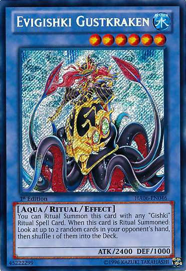 Evigishki Gustkraken [HA06-EN046] Secret Rare | Jomio and Rueliete's Cards and Comics