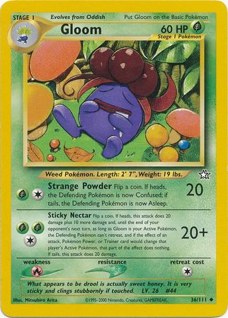 Gloom (36/111) [Neo Genesis Unlimited] | Jomio and Rueliete's Cards and Comics