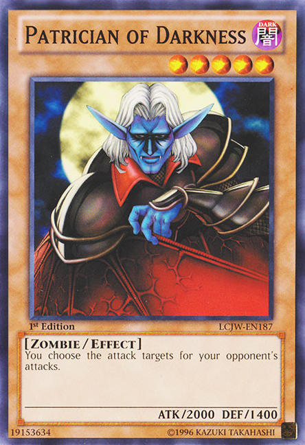 Patrician of Darkness [LCJW-EN187] Common | Jomio and Rueliete's Cards and Comics