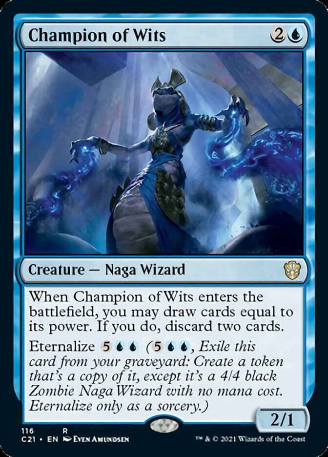 Champion of Wits [Commander 2021] | Jomio and Rueliete's Cards and Comics