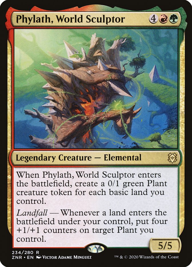 Phylath, World Sculptor [Zendikar Rising] | Jomio and Rueliete's Cards and Comics