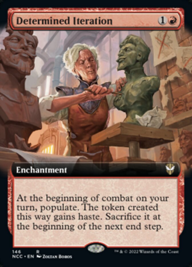 Determined Iteration (Extended Art) [Streets of New Capenna Commander] | Jomio and Rueliete's Cards and Comics
