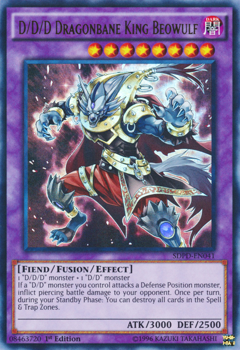 D/D/D Dragonbane King Beowulf [SDPD-EN041] Ultra Rare | Jomio and Rueliete's Cards and Comics