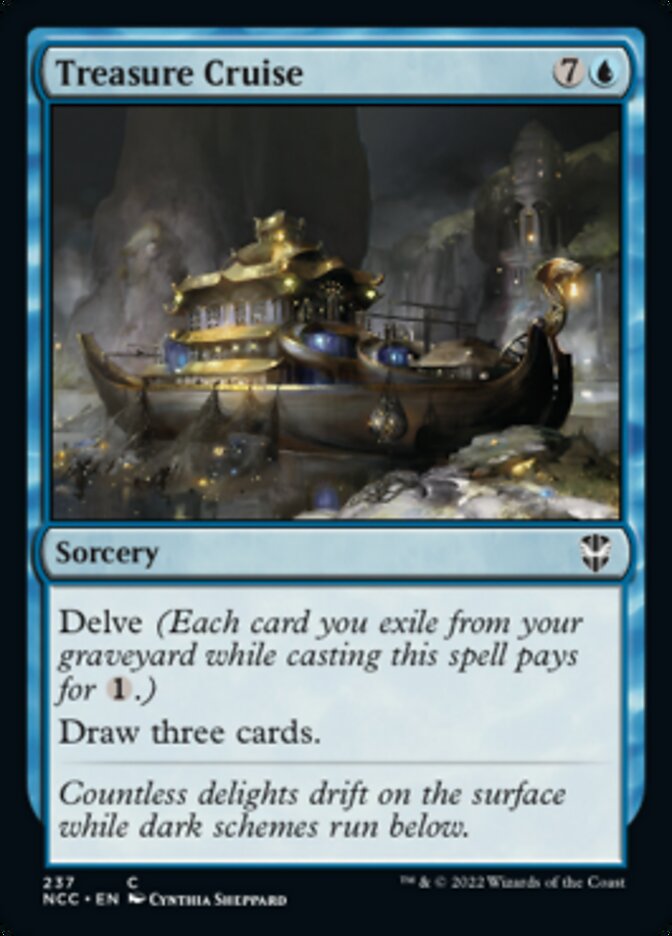 Treasure Cruise [Streets of New Capenna Commander] | Jomio and Rueliete's Cards and Comics