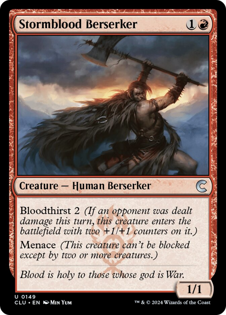 Stormblood Berserker [Ravnica: Clue Edition] | Jomio and Rueliete's Cards and Comics