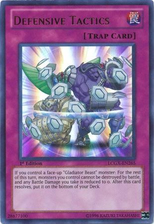 Defensive Tactics [LCGX-EN265] Ultra Rare | Jomio and Rueliete's Cards and Comics