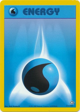 Water Energy (111/111) [Neo Genesis Unlimited] | Jomio and Rueliete's Cards and Comics
