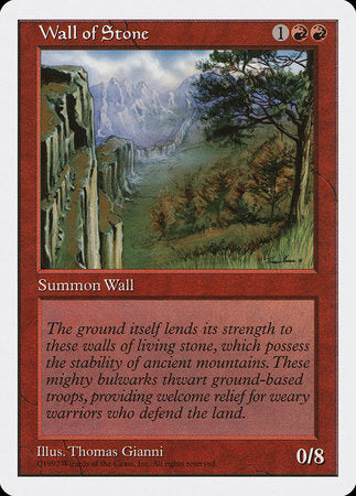 Wall of Stone [Fifth Edition] | Jomio and Rueliete's Cards and Comics