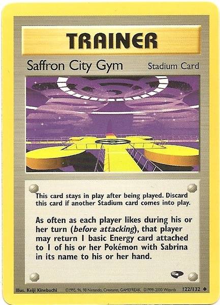Saffron City Gym (122/132) [Gym Challenge Unlimited] | Jomio and Rueliete's Cards and Comics