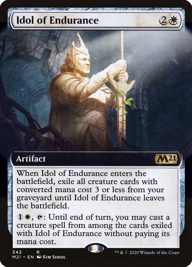 Idol of Endurance (Extended Art) [Core Set 2021] | Jomio and Rueliete's Cards and Comics