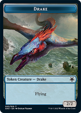 Soldier // Drake Double-Sided Token [Game Night: Free-for-All Tokens] | Jomio and Rueliete's Cards and Comics