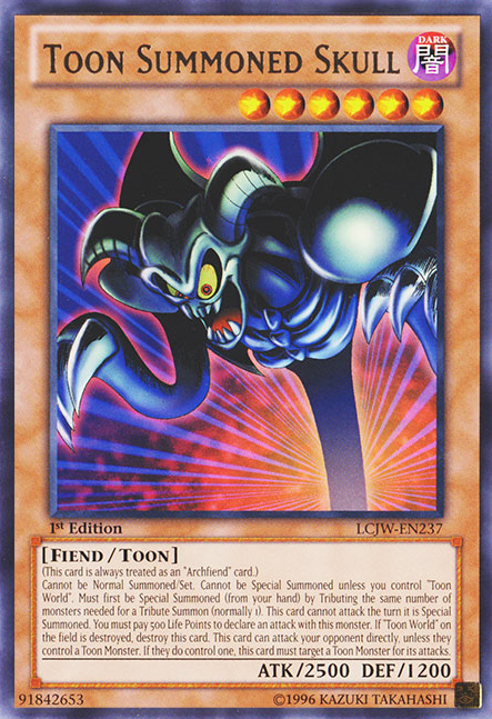 Toon Summoned Skull [LCJW-EN237] Rare | Jomio and Rueliete's Cards and Comics