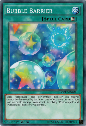 Bubble Barrier [CORE-EN058] Common | Jomio and Rueliete's Cards and Comics
