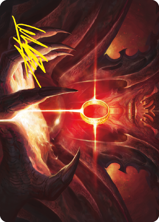 Sol Ring Art Card (Gold-Stamped Signature) [The Lord of the Rings: Tales of Middle-earth Art Series] | Jomio and Rueliete's Cards and Comics