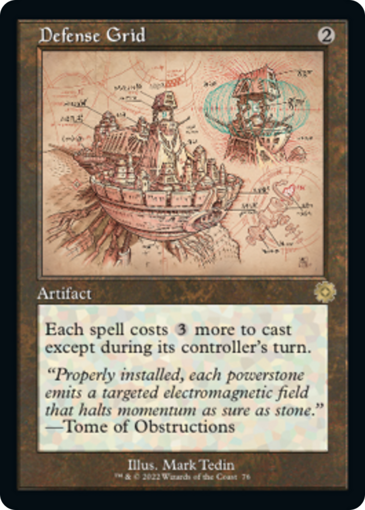 Defense Grid (Retro Schematic) [The Brothers' War Retro Artifacts] | Jomio and Rueliete's Cards and Comics