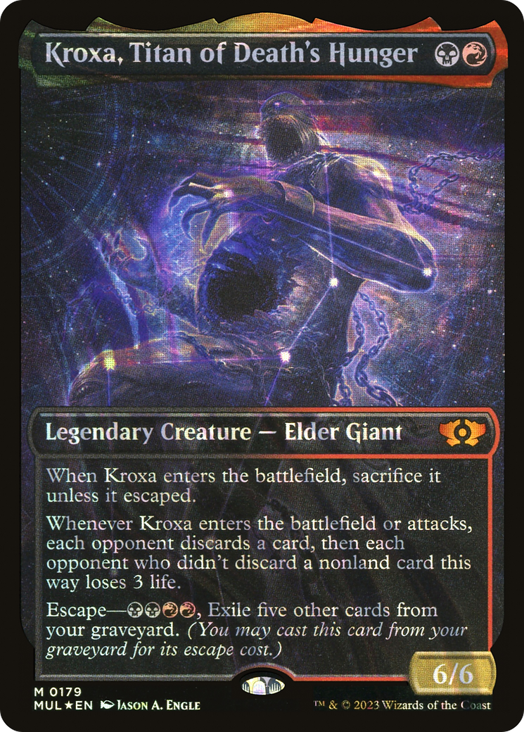 Kroxa, Titan of Death's Hunger (Halo Foil) [Multiverse Legends] | Jomio and Rueliete's Cards and Comics