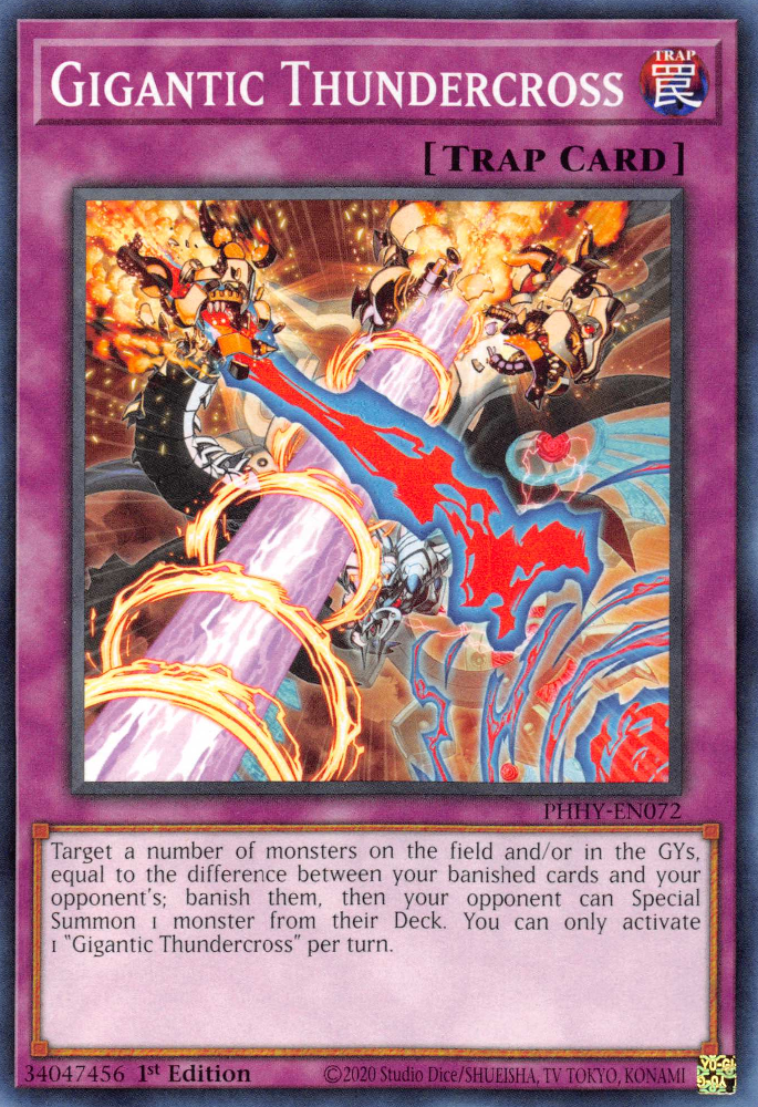 Gigantic Thundercross [PHHY-EN072] Common | Jomio and Rueliete's Cards and Comics