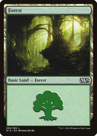 Forest (269) [Magic 2015] | Jomio and Rueliete's Cards and Comics