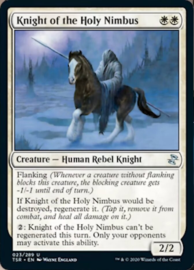 Knight of the Holy Nimbus [Time Spiral Remastered] | Jomio and Rueliete's Cards and Comics