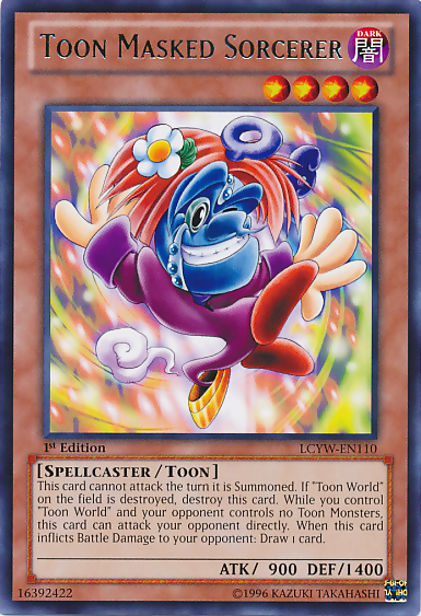 Toon Masked Sorcerer [LCYW-EN110] Rare | Jomio and Rueliete's Cards and Comics