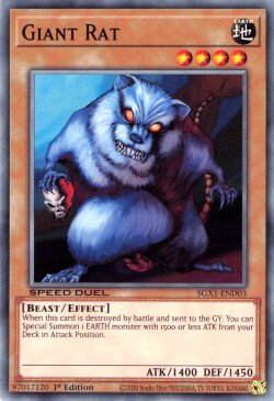Giant Rat [SGX1-END03] Common | Jomio and Rueliete's Cards and Comics