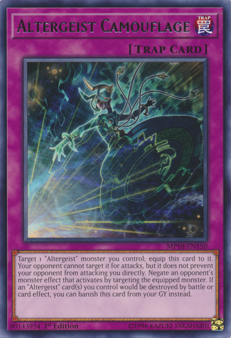Altergeist Camouflage [MP18-EN150] Rare | Jomio and Rueliete's Cards and Comics