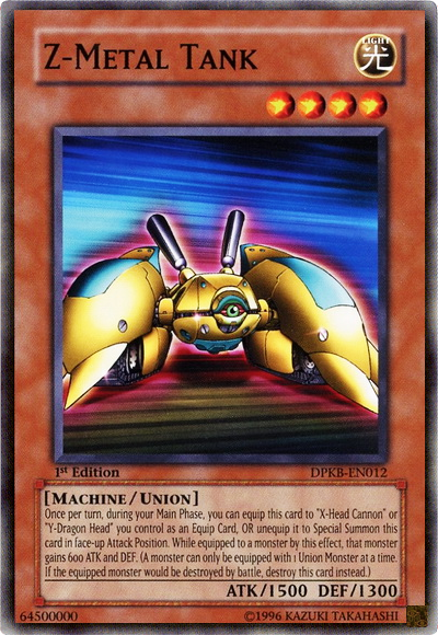 Z-Metal Tank [DPKB-EN012] Common | Jomio and Rueliete's Cards and Comics