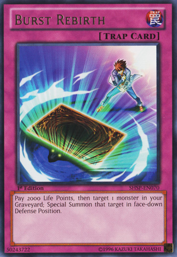 Burst Rebirth [SHSP-EN070] Rare | Jomio and Rueliete's Cards and Comics