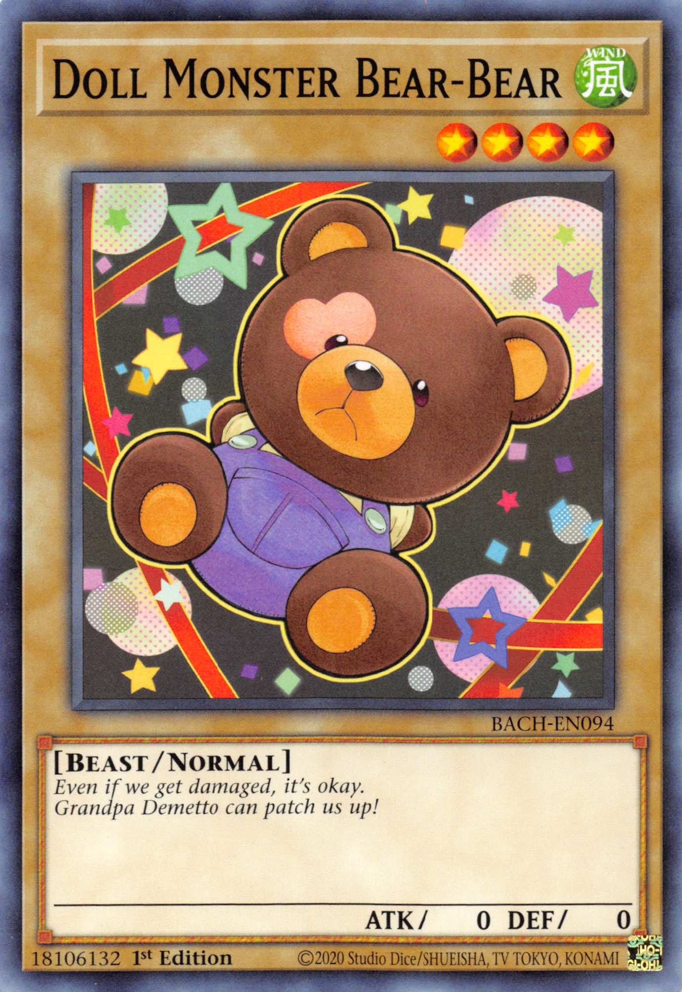 Doll Monster Bear-Bear [BACH-EN094] Common | Jomio and Rueliete's Cards and Comics