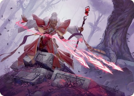 Magic Missile Art Card [Dungeons & Dragons: Adventures in the Forgotten Realms Art Series] | Jomio and Rueliete's Cards and Comics