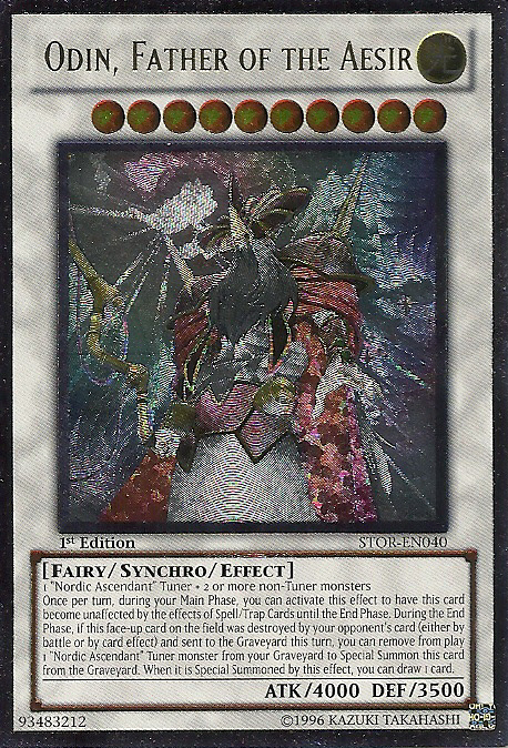 Odin, Father of the Aesir (UTR) [STOR-EN040] Ultimate Rare | Jomio and Rueliete's Cards and Comics