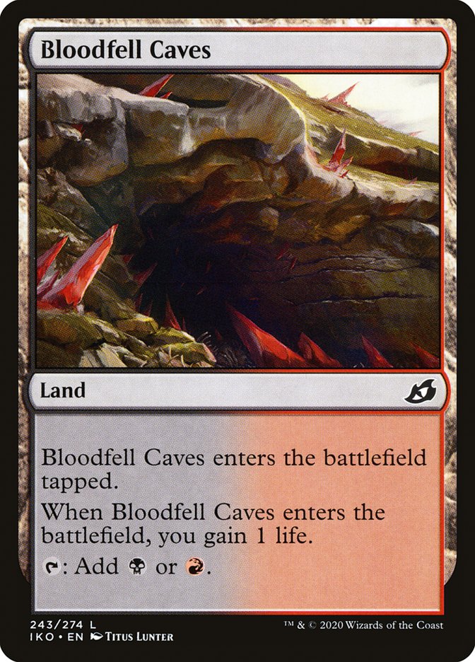 Bloodfell Caves [Ikoria: Lair of Behemoths] | Jomio and Rueliete's Cards and Comics