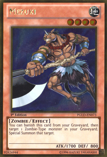 Mezuki [PGLD-EN073] Gold Rare | Jomio and Rueliete's Cards and Comics