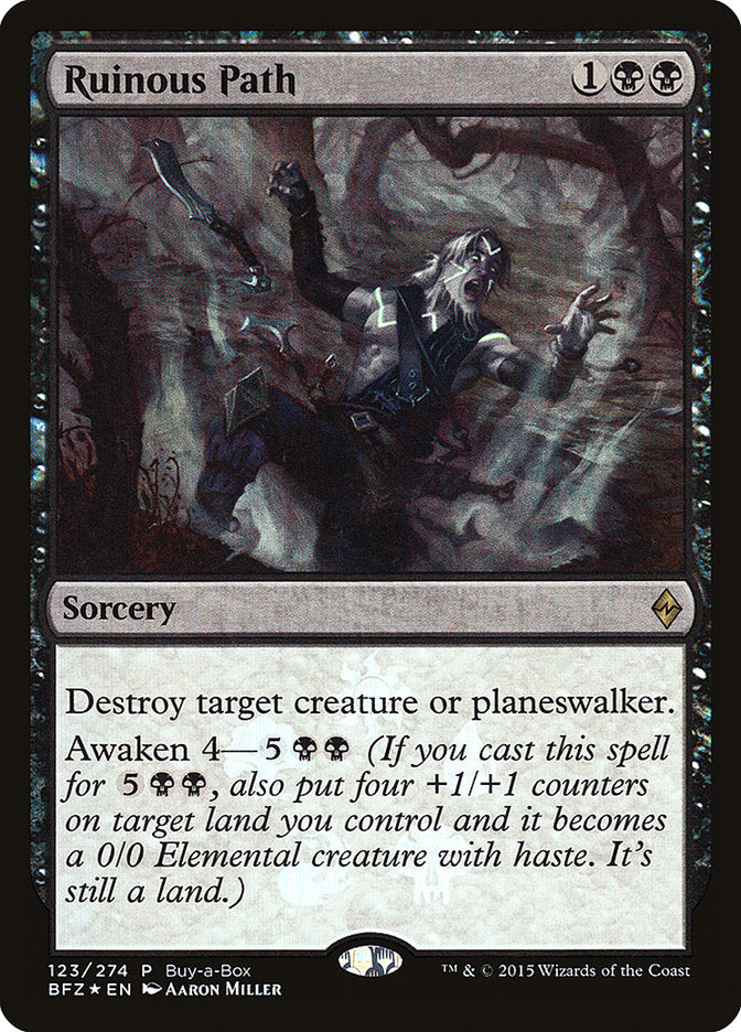 Ruinous Path (Buy-A-Box) [Battle for Zendikar Promos] | Jomio and Rueliete's Cards and Comics