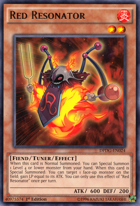 Red Resonator [DPDG-EN024] Rare | Jomio and Rueliete's Cards and Comics