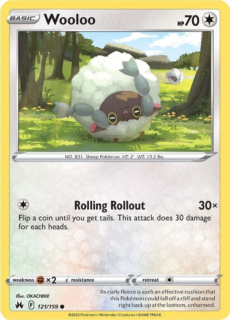 Wooloo (121/159) [Sword & Shield: Crown Zenith] | Jomio and Rueliete's Cards and Comics