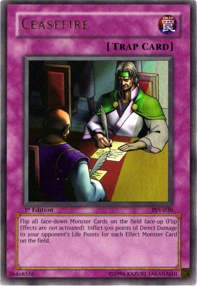 Ceasefire [PSV-030] Ultra Rare | Jomio and Rueliete's Cards and Comics