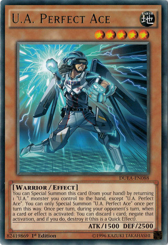 U.A. Perfect Ace [DUEA-EN088] Rare | Jomio and Rueliete's Cards and Comics