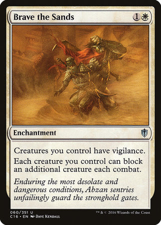 Brave the Sands [Commander 2016] | Jomio and Rueliete's Cards and Comics
