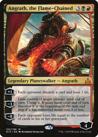 Angrath, the Flame-Chained [Rivals of Ixalan] | Jomio and Rueliete's Cards and Comics