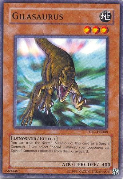Gilasaurus [DB2-EN008] Common | Jomio and Rueliete's Cards and Comics