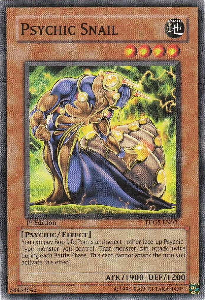 Psychic Snail [TDGS-EN021] Common | Jomio and Rueliete's Cards and Comics