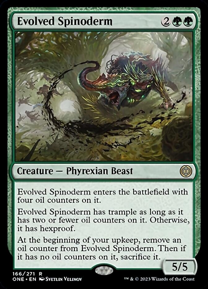Evolved Spinoderm [Phyrexia: All Will Be One] | Jomio and Rueliete's Cards and Comics