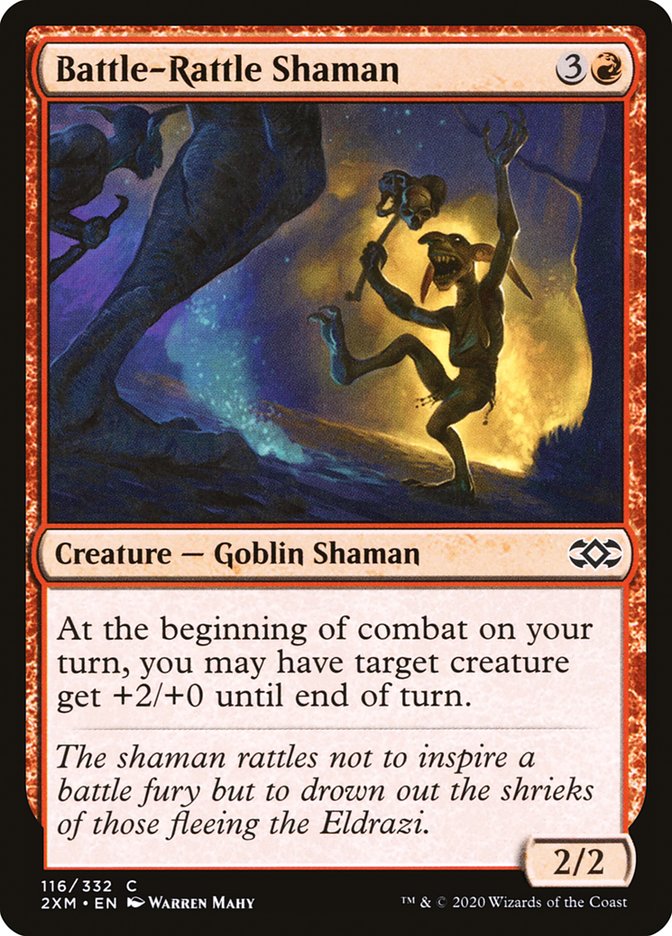 Battle-Rattle Shaman [Double Masters] | Jomio and Rueliete's Cards and Comics