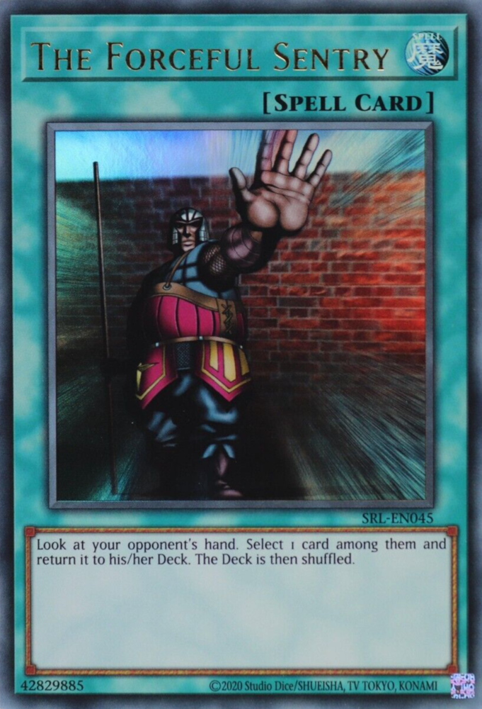 The Forceful Sentry (25th Anniversary) [SRL-EN045] Ultra Rare | Jomio and Rueliete's Cards and Comics