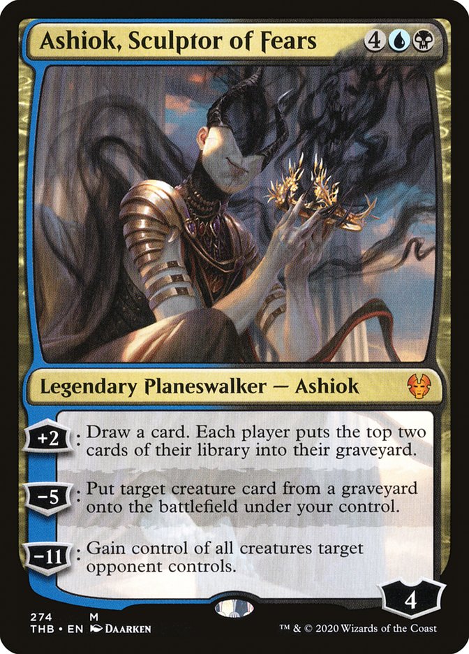 Ashiok, Sculptor of Fears [Theros Beyond Death] | Jomio and Rueliete's Cards and Comics