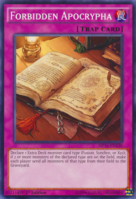 Forbidden Apocrypha [MP16-EN230] Common | Jomio and Rueliete's Cards and Comics